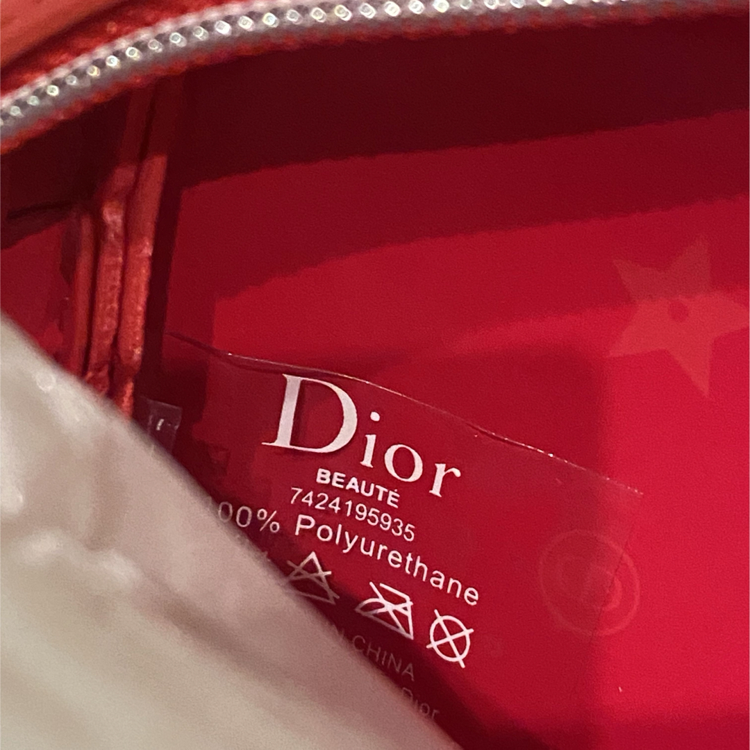 Dior(ディオール)のDIOR ディオール　ポーチ　赤 レディースのファッション小物(ポーチ)の商品写真