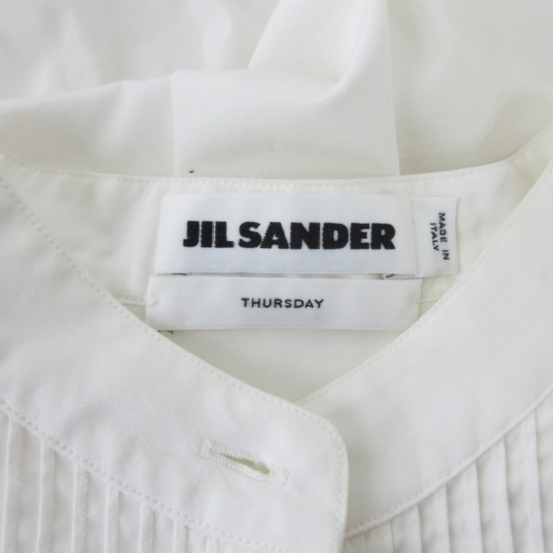 Jil Sander(ジルサンダー)のジルサンダー 18SS 7DAYS SHIRTS シャツ 長袖 白 34 約XS レディースのトップス(シャツ/ブラウス(長袖/七分))の商品写真