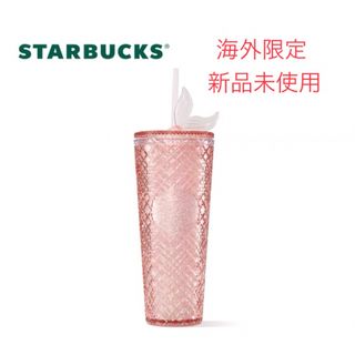 スターバックス(Starbucks)の【スターバックス海外限定】　人魚シリーズ　キラキラ　ストロータンブラー　ピンク(タンブラー)