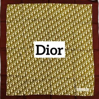 クリスチャンディオール(Christian Dior)の★Christian Dior★ スカーフ トロッター ブラウン タグ無し(バンダナ/スカーフ)