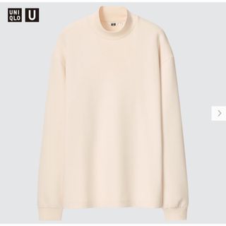 ユニクロ(UNIQLO)のUNIQLO U モックネックプルオーバー（長袖）(スウェット)