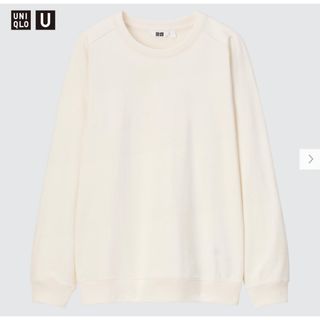 ユニクロ(UNIQLO)のUNIQLO Uライトウエイトスウェットシャツ（長袖）(スウェット)