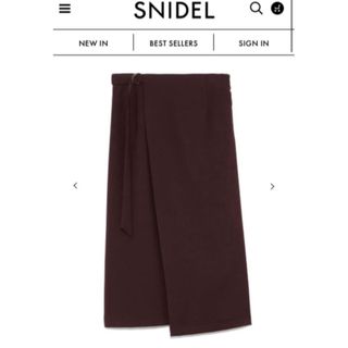 スナイデル(SNIDEL)のスナイデル　ミドルラップスカート(ロングスカート)