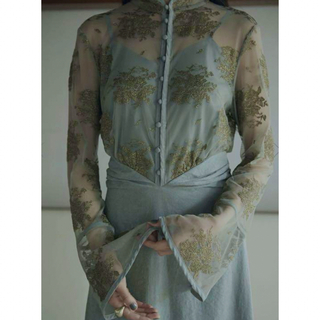 アメリヴィンテージ(Ameri VINTAGE)の新品Ameri Vintage アメリ FLOWER LACE DRESS(ロングドレス)