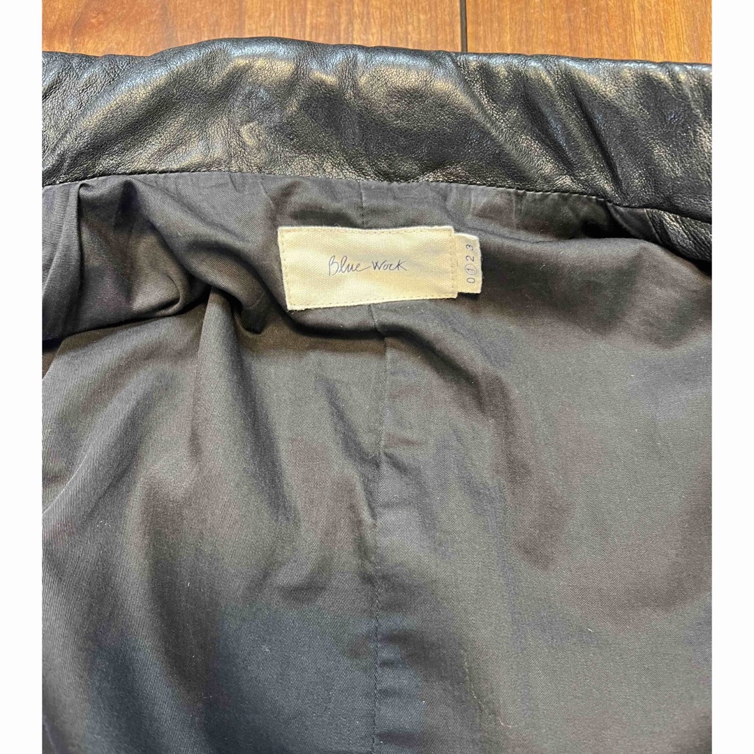 BLUE WORK(ブルーワーク)のトロ羊革❗️モテるレザー　M-65 Blue Work メンズのジャケット/アウター(ミリタリージャケット)の商品写真