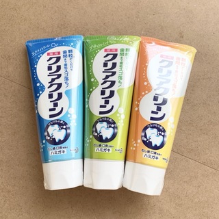 【新品】クリアクリーン 歯磨き粉 3種類の香味 120g×各1個《送料込》(歯磨き粉)