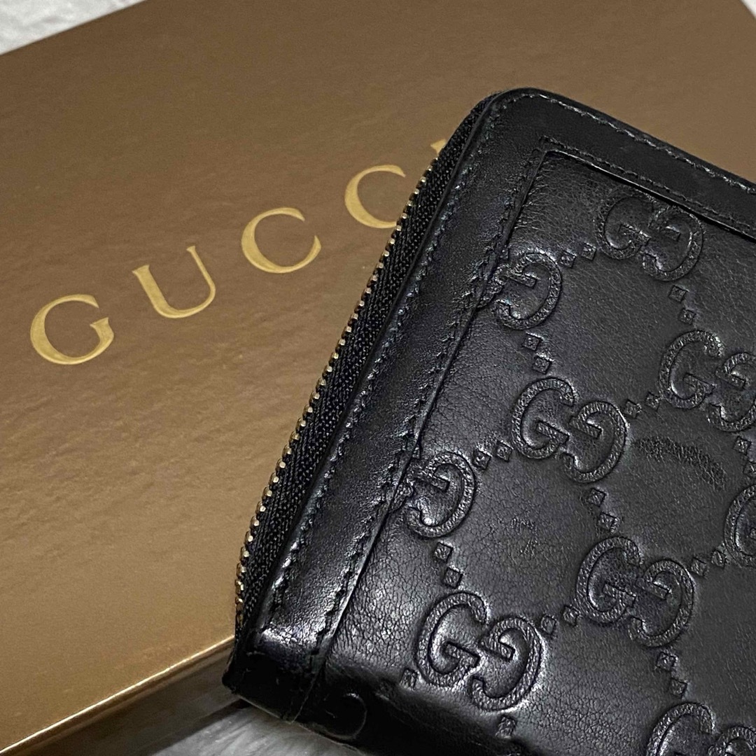 Gucci(グッチ)の値下げ交渉歓迎☆美品☆グッチ☆インターロッキング☆シマレザー☆GG柄☆金ロゴ☆ レディースのファッション小物(財布)の商品写真