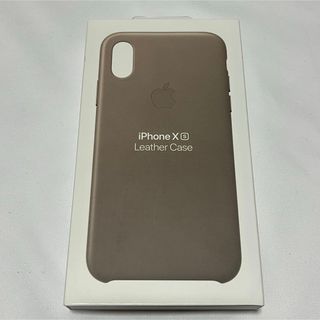 アップル(Apple)の新品未開封 アップル純正 iPhone XS レザーケース トープ(iPhoneケース)