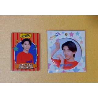 少年忍者 深田竜生 缶バッジ   プロフィールカード(アイドルグッズ)