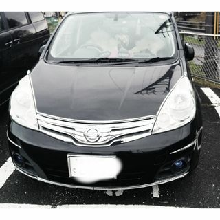 ニッサン(日産)の日産ノートX15黒色　走行約62400km2010年8月日産ディーラー新車購入(車体)