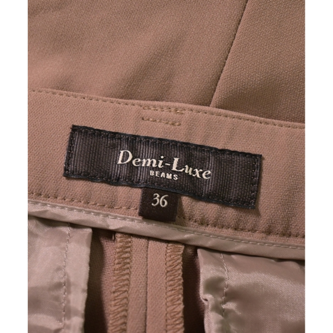 Demi-Luxe BEAMS(デミルクスビームス)のDemi-Luxe BEAMS スラックス 36(S位) ベージュ 【古着】【中古】 レディースのパンツ(その他)の商品写真