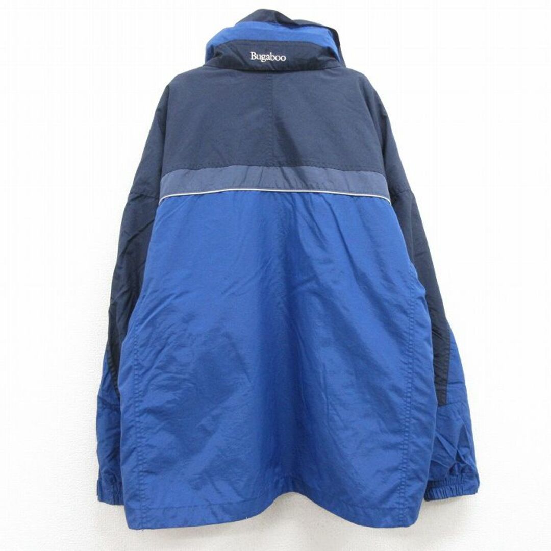 Columbia(コロンビア)の古着 コロンビア COLUMBIA 長袖 ナイロン ジャケット キッズ ボーイズ 子供服 00年代 00s ワンポイントロゴ バガブー 紺他 ネイビー 内側フリース 24feb06 キッズ/ベビー/マタニティのベビー服(~85cm)(シャツ/カットソー)の商品写真