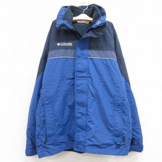 コロンビア(Columbia)の古着 コロンビア COLUMBIA 長袖 ナイロン ジャケット キッズ ボーイズ 子供服 00年代 00s ワンポイントロゴ バガブー 紺他 ネイビー 内側フリース 24feb06(シャツ/カットソー)