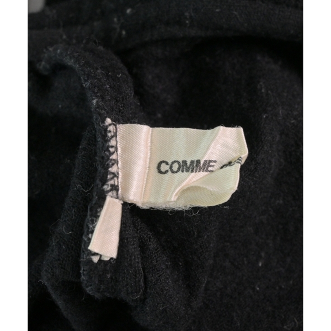 COMME des GARCONS(コムデギャルソン)のCOMME des GARCONS Tシャツ・カットソー S 黒 【古着】【中古】 レディースのトップス(カットソー(半袖/袖なし))の商品写真