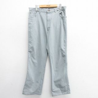 ラングラー(Wrangler)のW36★古着 ラングラー Wrangler パンツ メンズ 80年代 80s USA製 グレー 24feb08 中古 ボトムス ロング(ワークパンツ/カーゴパンツ)