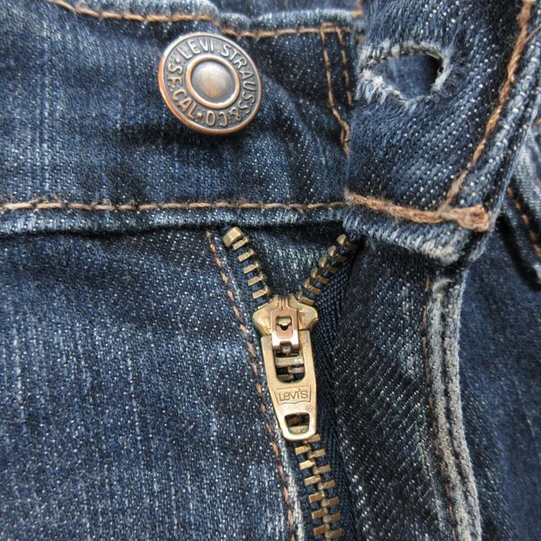 Levi's(リーバイス)のW31★古着 リーバイス Levis 511 ジーンズ メンズ 紺 ネイビー デニム 24feb10 中古 ボトムス ジーパン Gパン ロング パンツ メンズのパンツ(ワークパンツ/カーゴパンツ)の商品写真