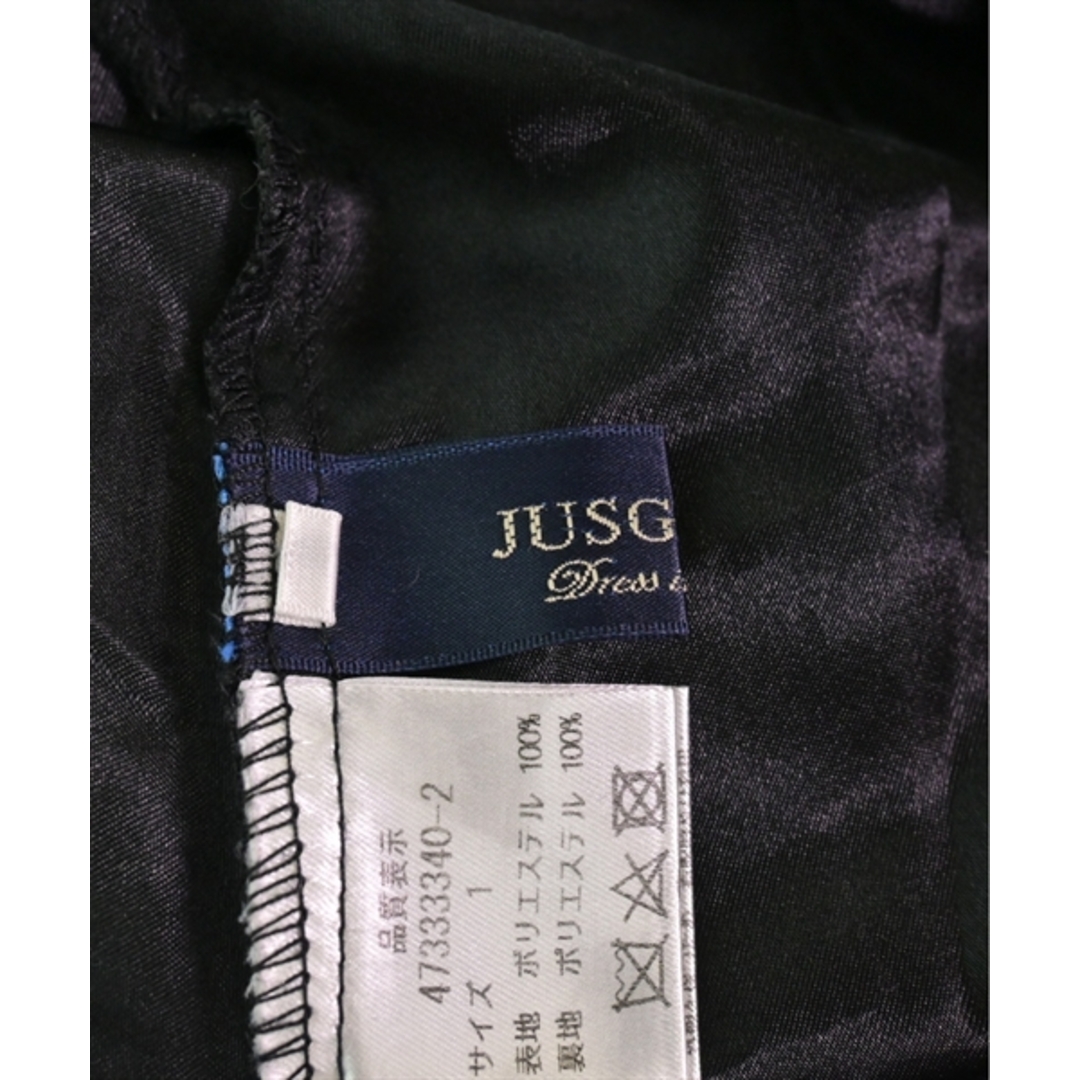 JUSGLITTY(ジャスグリッティー)のJUSGLITTY ジャスグリッティ ひざ丈スカート 1(S位) 黒 【古着】【中古】 レディースのスカート(ひざ丈スカート)の商品写真