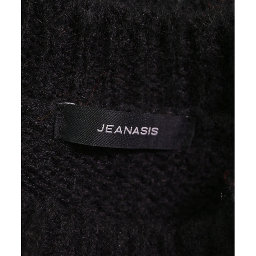 JEANASIS(ジーナシス)のJEANASIS ジーナシス ニット・セーター F 黒xピンク 【古着】【中古】 レディースのトップス(ニット/セーター)の商品写真