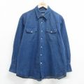 XL★古着 ラングラー Wrangler 長袖 ウエスタン シャツ メンズ 9…