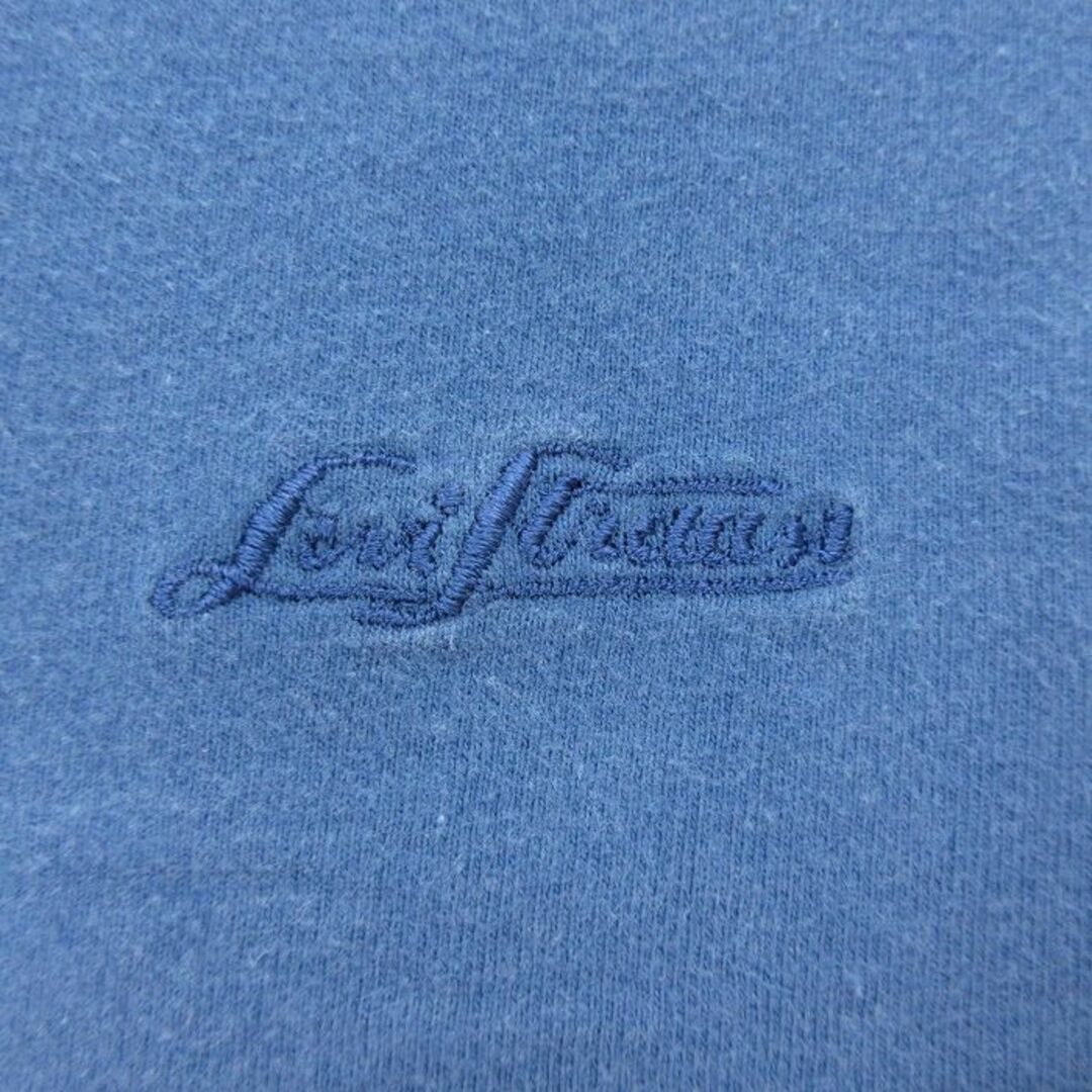 Levi's(リーバイス)のXL★古着 リーバイス Levis 長袖 ビンテージ Tシャツ メンズ 00年代 00s ワンポイントロゴ 大きいサイズ ロング丈 コットン ヘンリーネック 紺 ネイビー 24feb05 中古 メンズのトップス(Tシャツ/カットソー(半袖/袖なし))の商品写真