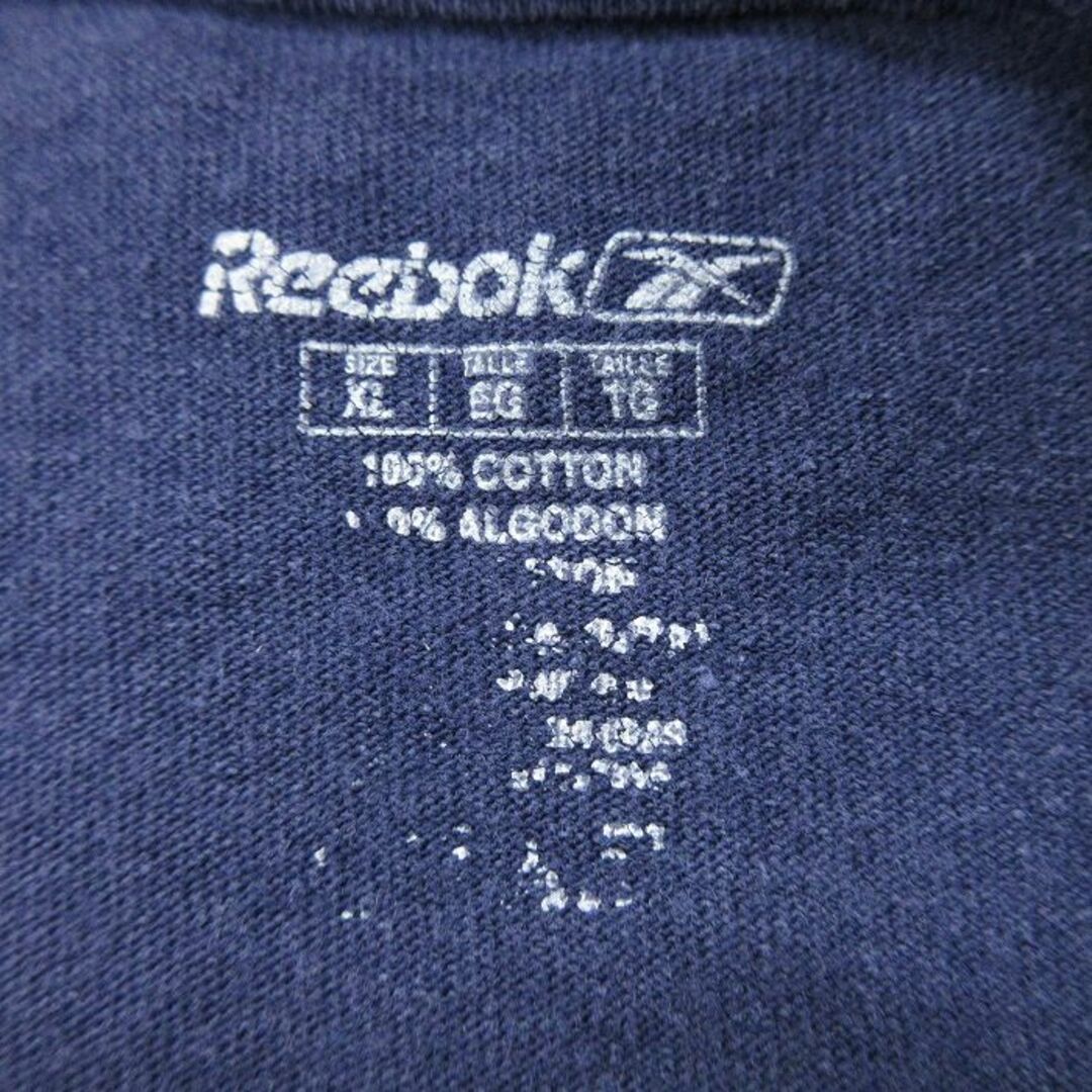Reebok(リーボック)のXL★古着 リーボック REEBOK 長袖 Tシャツ メンズ ベアーズ 大きいサイズ コットン クルーネック 紺 ネイビー 24feb10 中古 メンズのトップス(Tシャツ/カットソー(半袖/袖なし))の商品写真
