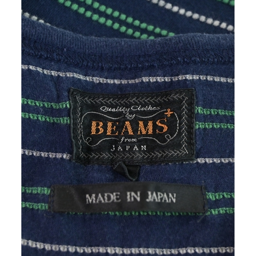 BEAMS PLUS(ビームスプラス)のBEAMS PLUS ビームスプラス タンクトップ S 紺x緑x白(ボーダー) 【古着】【中古】 メンズのトップス(タンクトップ)の商品写真