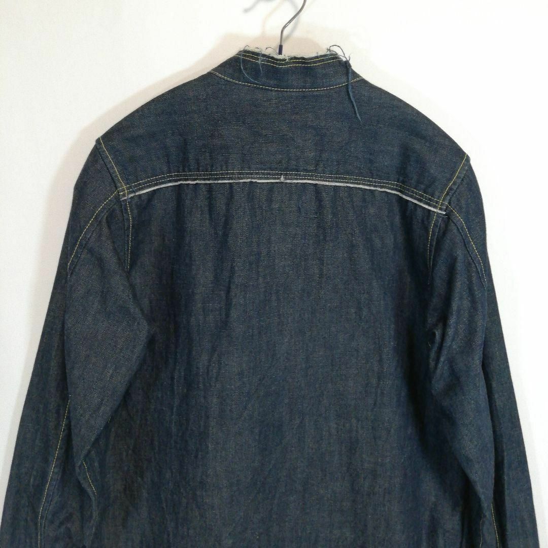 ISAMUKATAYAMA BACKLASH(イサムカタヤマバックラッシュ)のイサムカタヤマバックラッシュ スタンドカラーデニムシャツ メンズ XS 長袖 メンズのトップス(シャツ)の商品写真