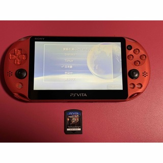 プレイステーションヴィータ(PlayStation Vita)のvita   メタリックレッド　1番(携帯用ゲーム機本体)