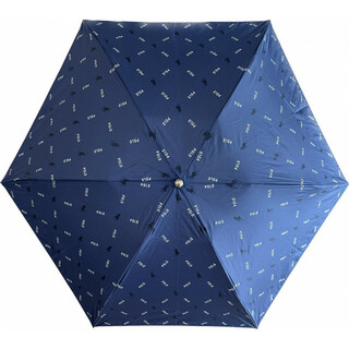 POLO RALPH LAUREN - 新品♡折りたたみ傘♡ネイビー 総柄 ブランドロゴ
