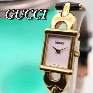 グッチ ヴィンテージ 腕時計(レディース)（ゴールド/金色系）の通販 