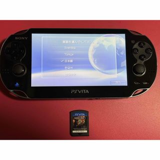 プレイステーションヴィータ(PlayStation Vita)のvita   クリスタルブラック　6番(携帯用ゲーム機本体)