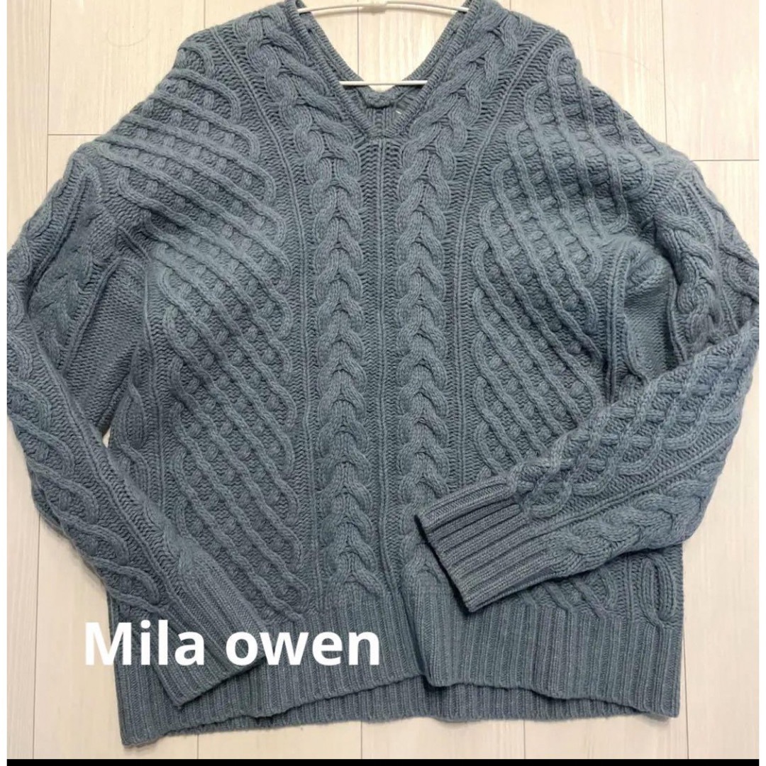 Mila Owen(ミラオーウェン)のMila owen ニット レディースのトップス(ニット/セーター)の商品写真