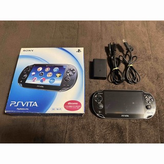 プレイステーションヴィータ(PlayStation Vita)のvita   クリスタルブラック　完全ジャンク(携帯用ゲーム機本体)