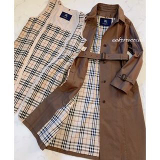 BURBERRY - 高級【人気★羊毛ライナー付きトレンチコート】BURBERRY、バーバリーロンドン