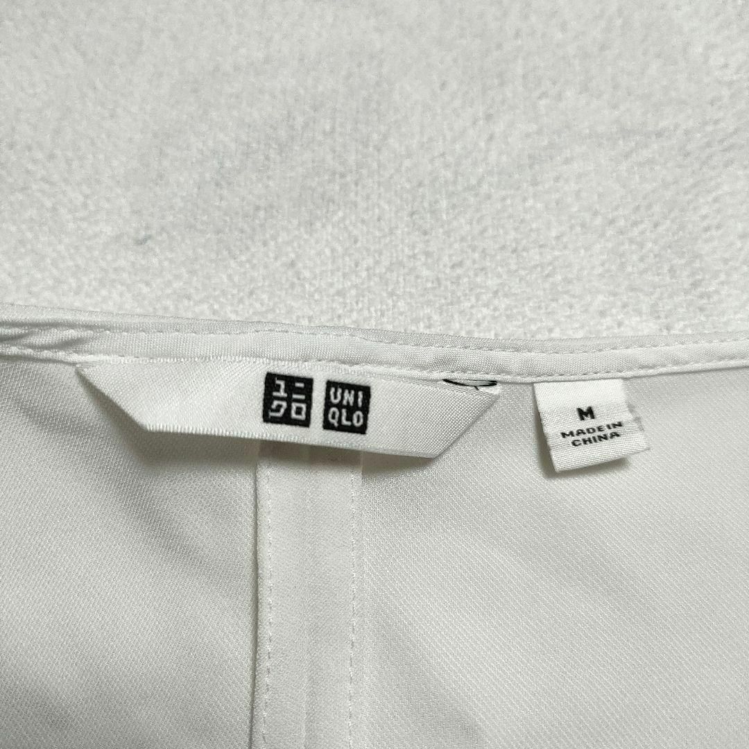 UNIQLO(ユニクロ)のUNIQLO ユニクロ (M)　ドレープブラウス　7分袖 レディースのトップス(カットソー(長袖/七分))の商品写真