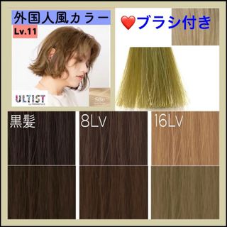 SHISEIDO (資生堂) - アルティスト　ヘアカラー　白髪染め　ブリーチとセットで5%オフ　【１１）SBe】