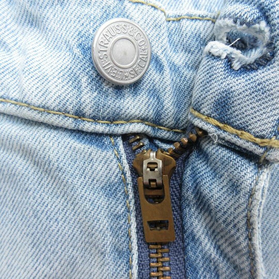 Levi's(リーバイス)のW30★古着 リーバイス Levis 514 ジーンズ メンズ 紺 ネイビー デニム 24feb14 中古 ボトムス ジーパン Gパン ロング パンツ メンズのパンツ(ワークパンツ/カーゴパンツ)の商品写真