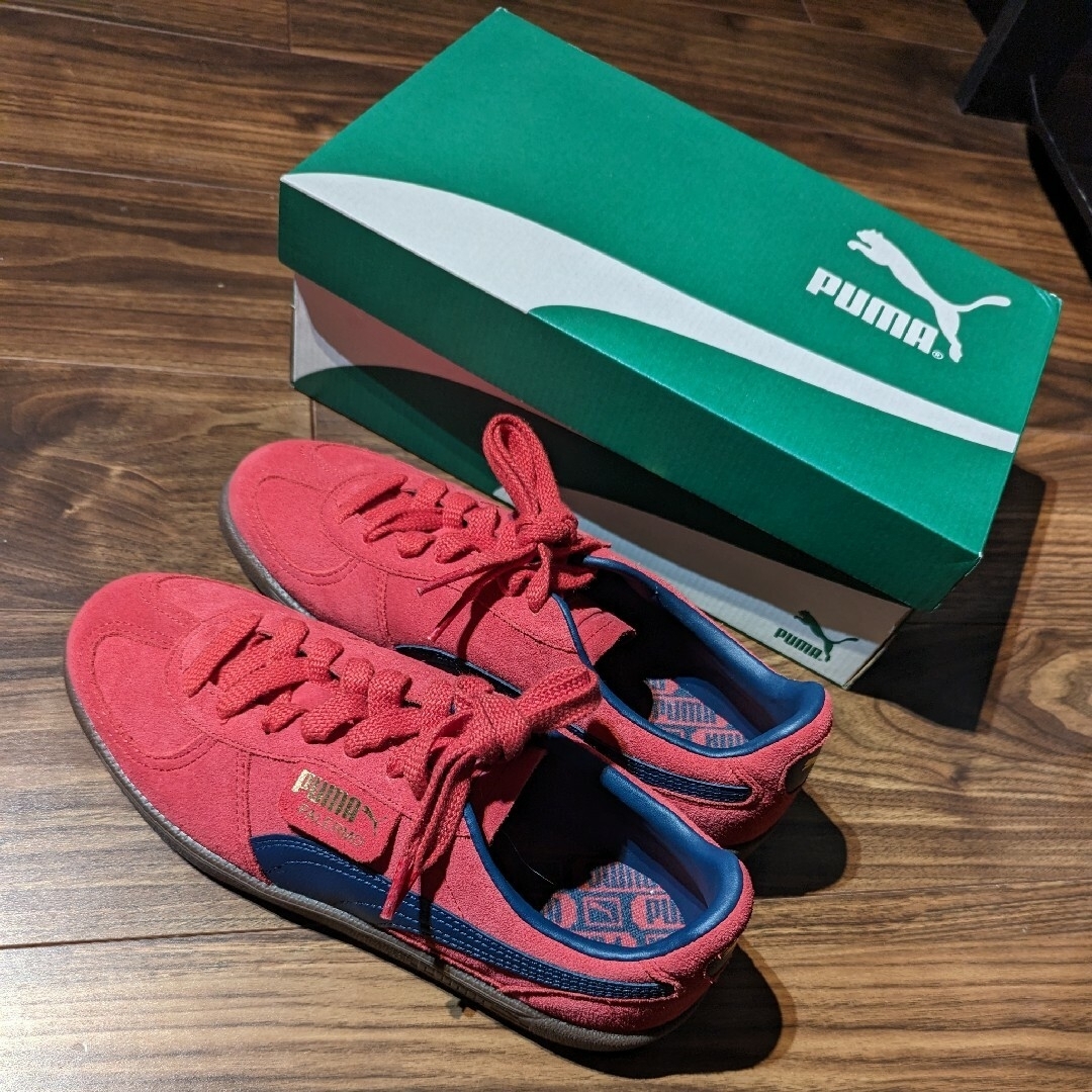 PUMA(プーマ)の新品 PUMA プーマ スニーカー  パレルモ レッド 26.5cm メンズの靴/シューズ(スニーカー)の商品写真