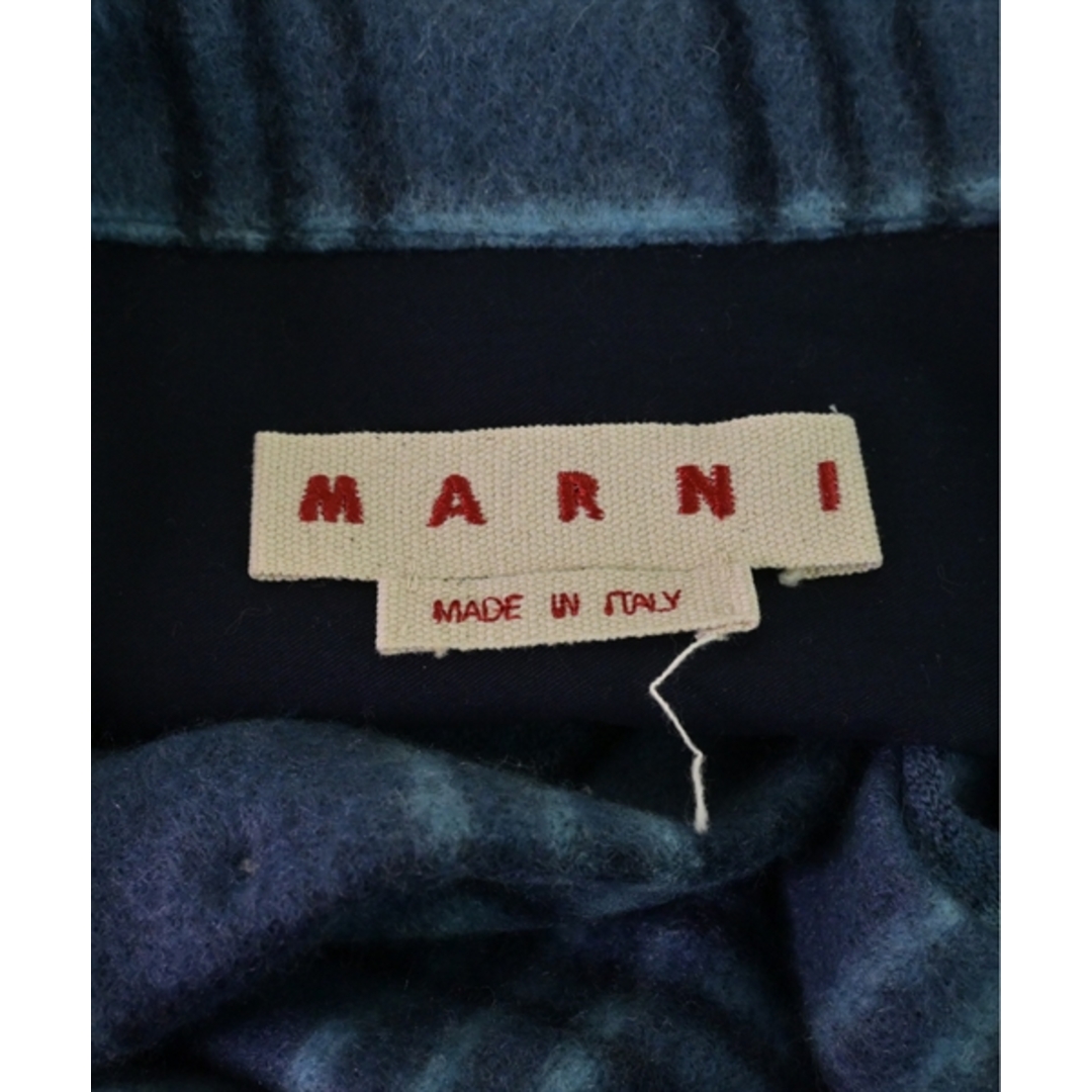 Marni(マルニ)のMARNI マルニ カジュアルシャツ 48(L位) 青系x紺(チェック) 【古着】【中古】 メンズのトップス(シャツ)の商品写真