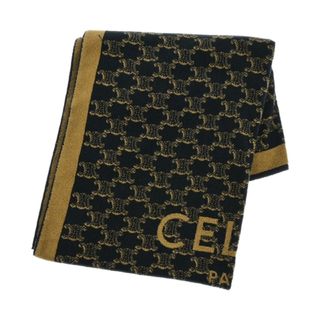 CELINE セリーヌ 小物類（その他） - 紺xマスタード(総柄) 【古着】【中古】