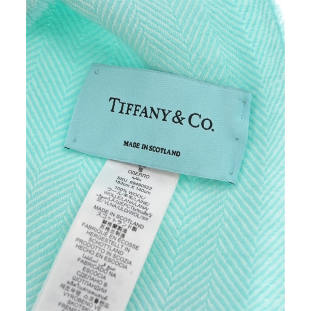 Tiffany & Co.(ティファニー)のTIFFANY & CO. 小物類（その他） - 青系x白(ヘリンボーン) 【古着】【中古】 レディースのファッション小物(その他)の商品写真