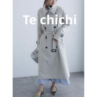 テチチ(Techichi)の【新品未使用】 Te chichi テチチ　トレンチコート　オフホワイト(トレンチコート)