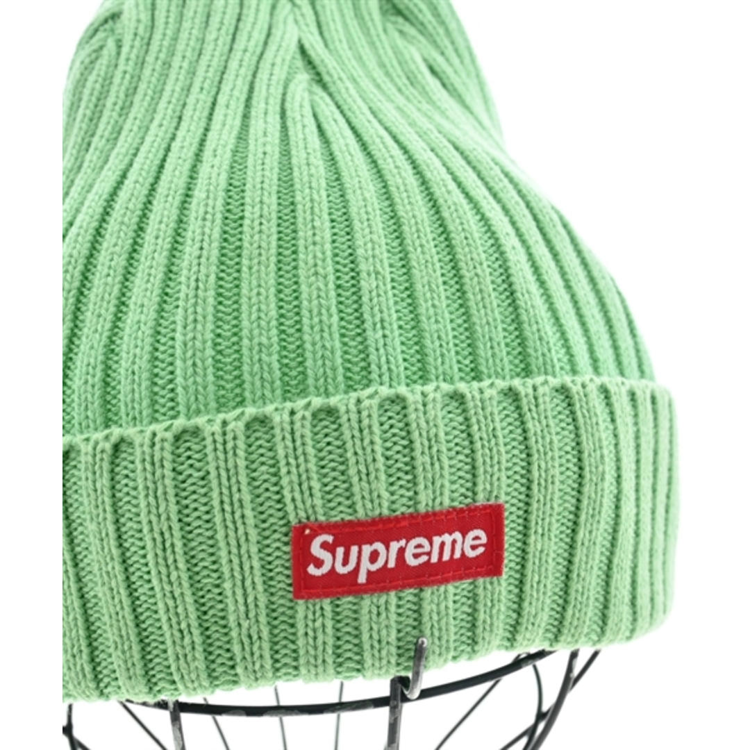 Supreme(シュプリーム)のSupreme シュプリーム ニットキャップ・ビーニー - 緑 【古着】【中古】 メンズの帽子(ニット帽/ビーニー)の商品写真