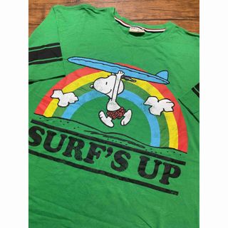 スヌーピー(SNOOPY)の『PEANUTS』ピーナッツ スヌーピー Tシャツ　サーフボード　ビッグサイズ(Tシャツ/カットソー(半袖/袖なし))