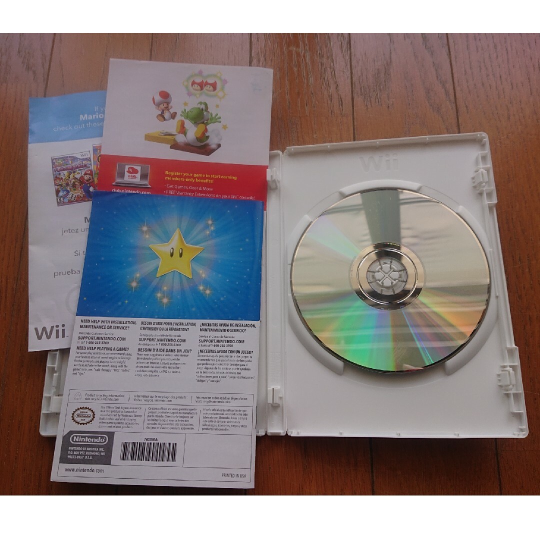 Wii(ウィー)のWii 北米版 スーパー マリオパーティ9 Mario Party 9 エンタメ/ホビーのゲームソフト/ゲーム機本体(家庭用ゲームソフト)の商品写真