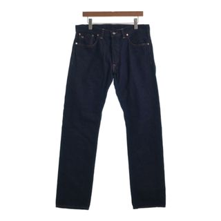 ダブルアールエル(RRL)のRRL ダブルアールエル デニムパンツ 34(XL位) インディゴ(デニム) 【古着】【中古】(デニム/ジーンズ)