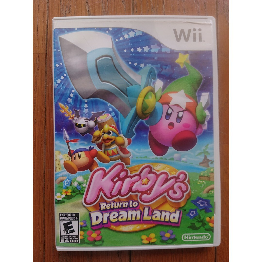 Wii(ウィー)のwii 北米版 星のカービィ Kirby's Return to Dream エンタメ/ホビーのゲームソフト/ゲーム機本体(家庭用ゲームソフト)の商品写真