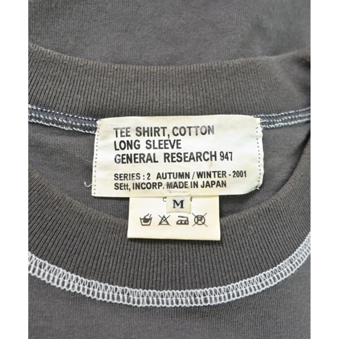 General Research(ジェネラルリサーチ)のGENERAL RESEARCH Tシャツ・カットソー M グレー 【古着】【中古】 メンズのトップス(Tシャツ/カットソー(半袖/袖なし))の商品写真