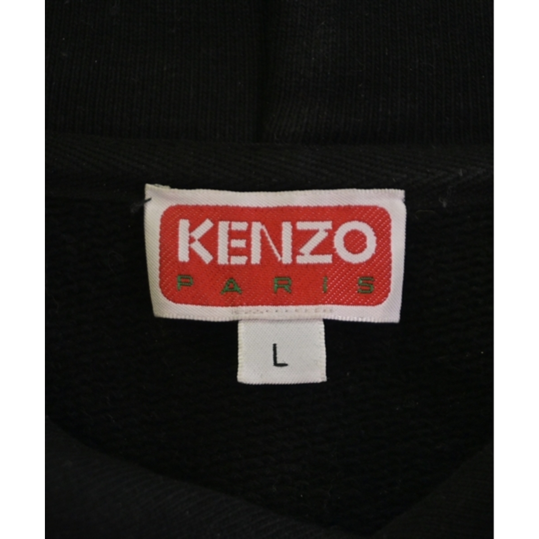 KENZO(ケンゾー)のKENZO ケンゾー パーカー L 黒 【古着】【中古】 メンズのトップス(パーカー)の商品写真