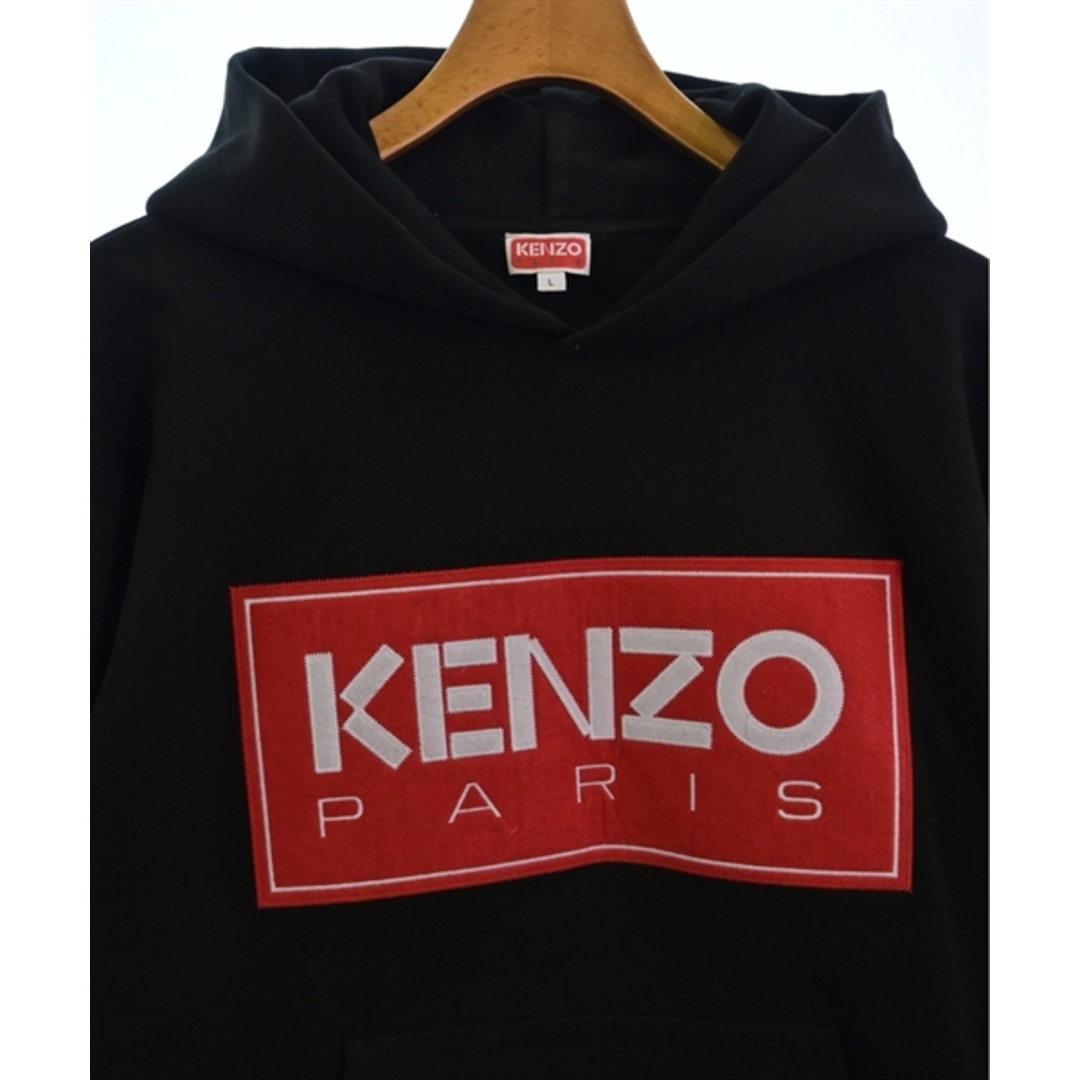 KENZO(ケンゾー)のKENZO ケンゾー パーカー L 黒 【古着】【中古】 メンズのトップス(パーカー)の商品写真